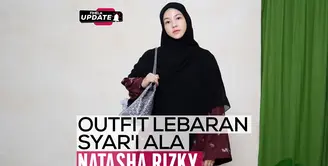 Fimela Update: Outfit Lebaran Syar'i Ala Natasha Rizky