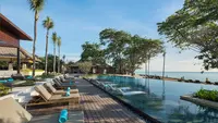 Resor tepi pantai, Novotel Bali Benoa suguhkan tampilan baru yang menarik setelah direnovasi menyeluruh. (Dok/Novotel)
