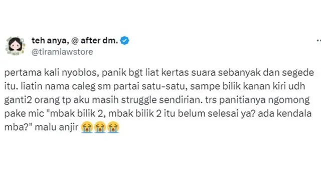 8 Cerita Kocak Netizen saat Nyoblos di TPS Ini Bikin Tepuk Jidat
