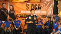 Cagub DKI Jakarta, Agus Harimurti Yudhoyono memberi keterangan saat Press Conference SIAGA untuk Pemilu Bersih dan Anti Kecurangan.