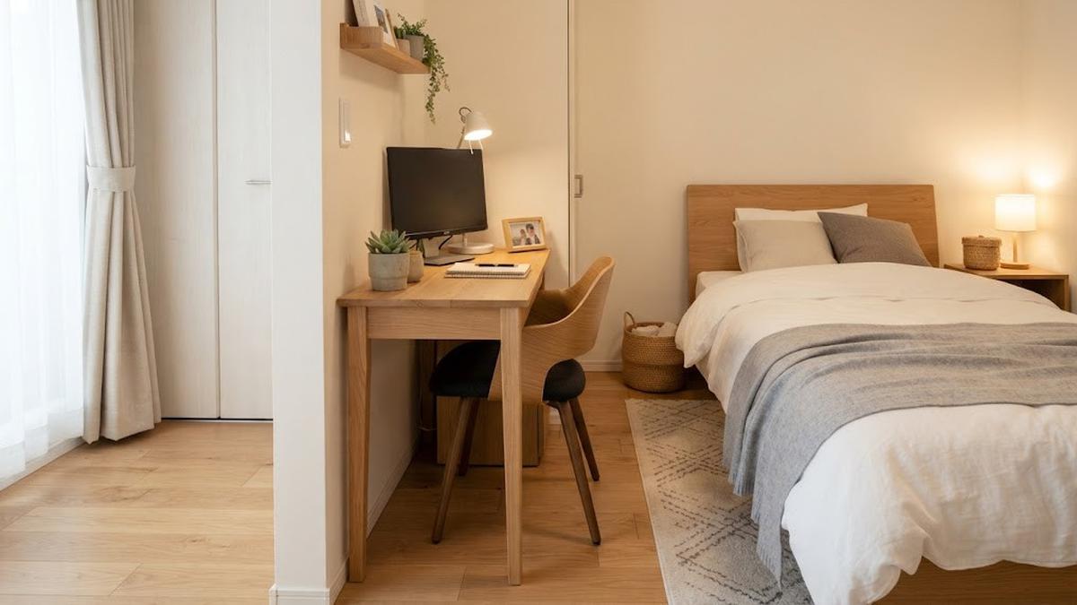 20 Inspirasi Ruang Kerja di Dalam Kamar Tidur, Nyaman untuk WFH dan Tetap Stylish