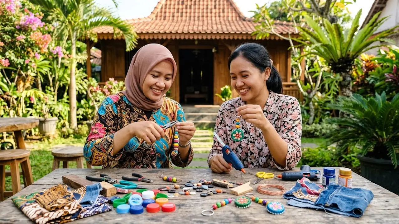 DIY Gantungan Kunci dari Barang Bekas