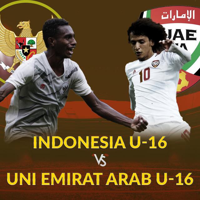 Indonesia U-16 vs Uni Emirat Arab U-16