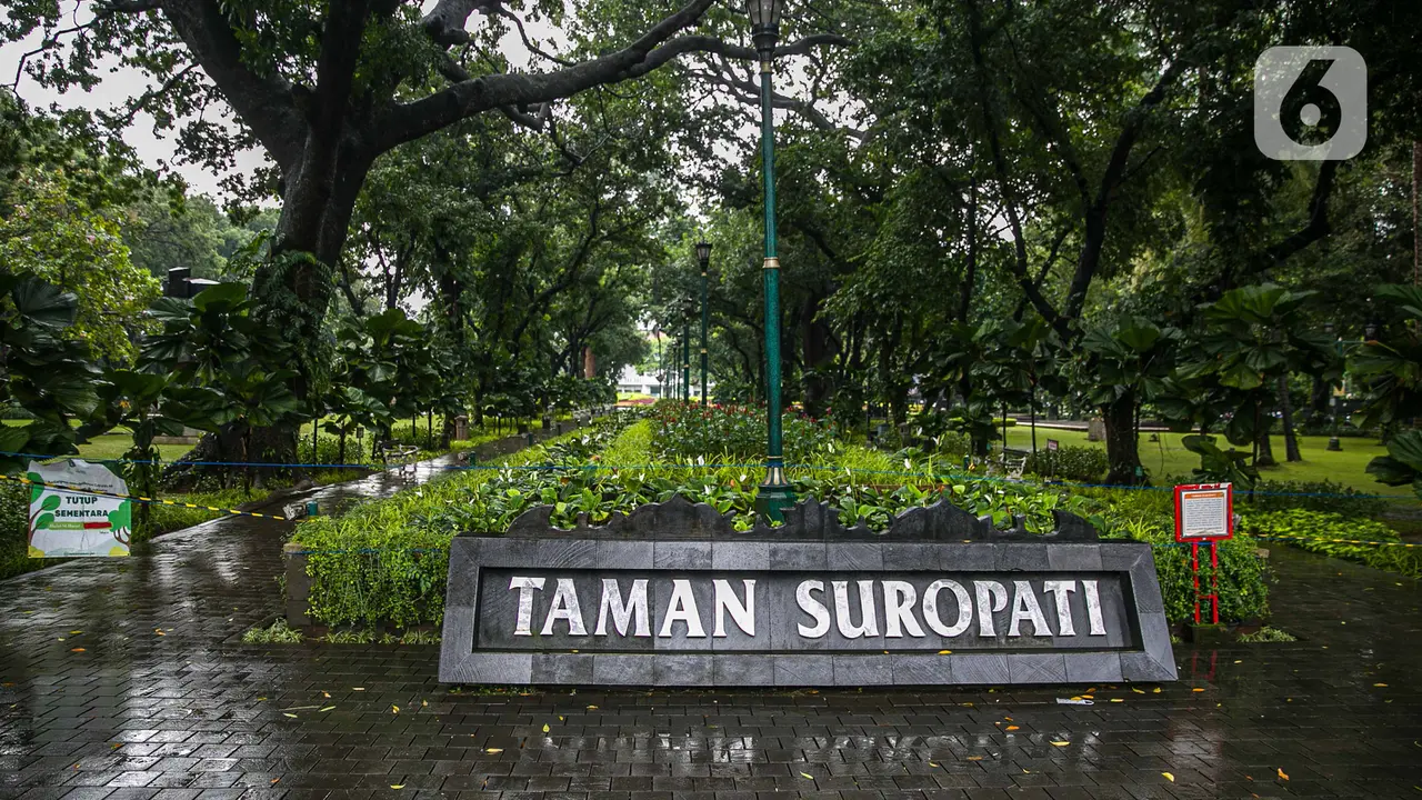 Penutupan Taman dan Hutan Kota di Jakarta