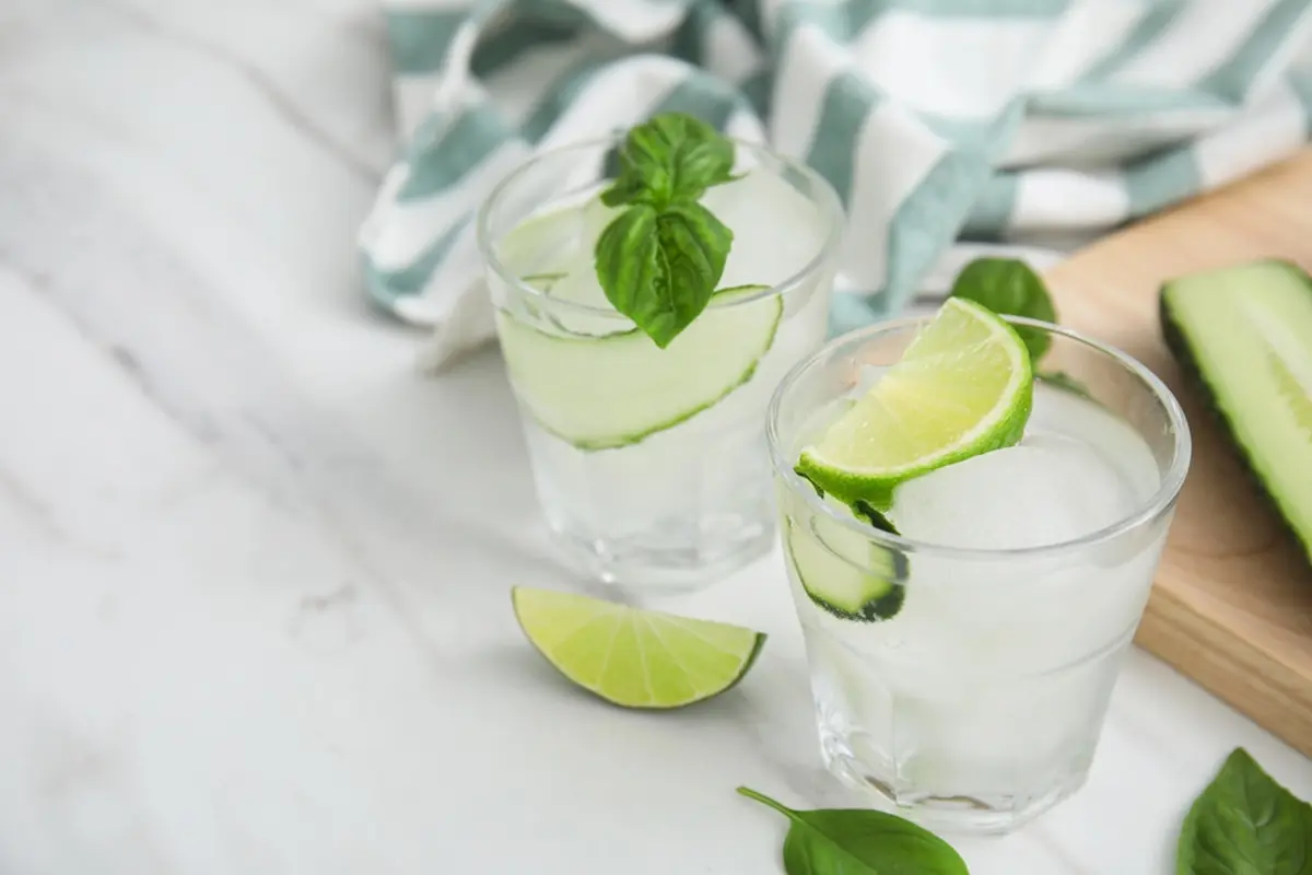 Ilustrasi koktail mojito