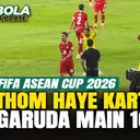 Detik-Detik Thom Haye Mendapat Kartu Merah, Indonesia Harus Main 10 Pemain Lawan Malaysia