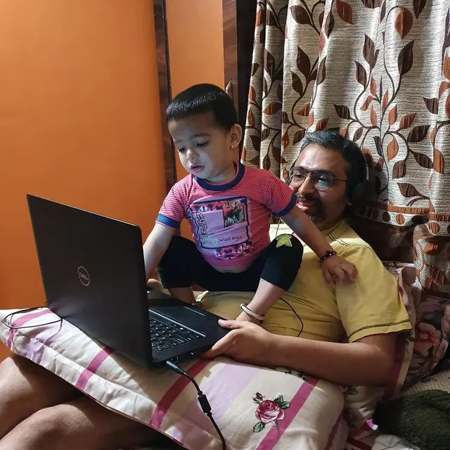 potret kocak WFH