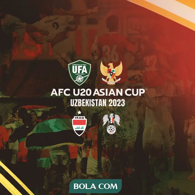 Piala Asia U-20 - Ilustrasi Nuansa Timnas Indonesia, Uzbek, Irak, Suriah