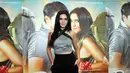 Penyanyi sekaligus artis Alexa Key saat acara press screening film Romeo+Rinjani di Epicentrum Walk, Kuningan, Jakarta, Selasa (21/4/2015). Film yang mulai tayang 23 April mendatang itu mengekspos keindahan Gunung Rinjani. (Liputan6.com/Panji Diksana)