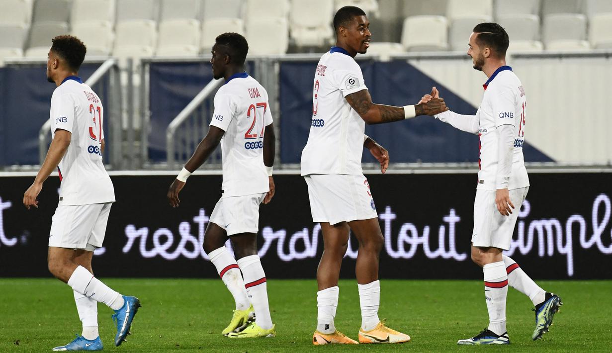 FOTO: Tanpa Neymar dan Mbappe, PSG Tundukkan Bordeaux - Dunia Bola.com