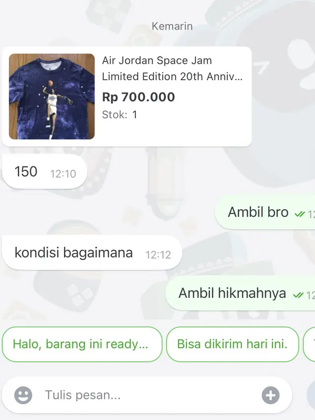 Chat Pembeli Nawar Harga Sadis ke Penjual, Bikin Ikut Kesal. (Sumber: Twitter/thepan_316)