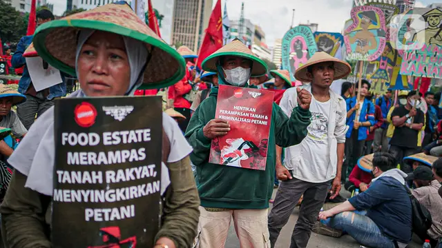 Buruh dan Mahasiswa Gelar Aksi Unjuk Rasa