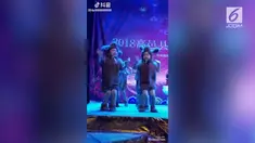 Rekaman bocah menari sambil menangis tersendu-sendu menuai gelak tawa warganet.