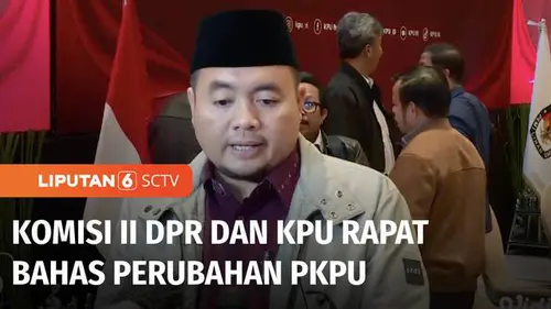 VIDEO: Gelar Rapat Konsinyering dengan Komisi II DPR, Ketua KPU: Biar Revisi PKPU Cepat