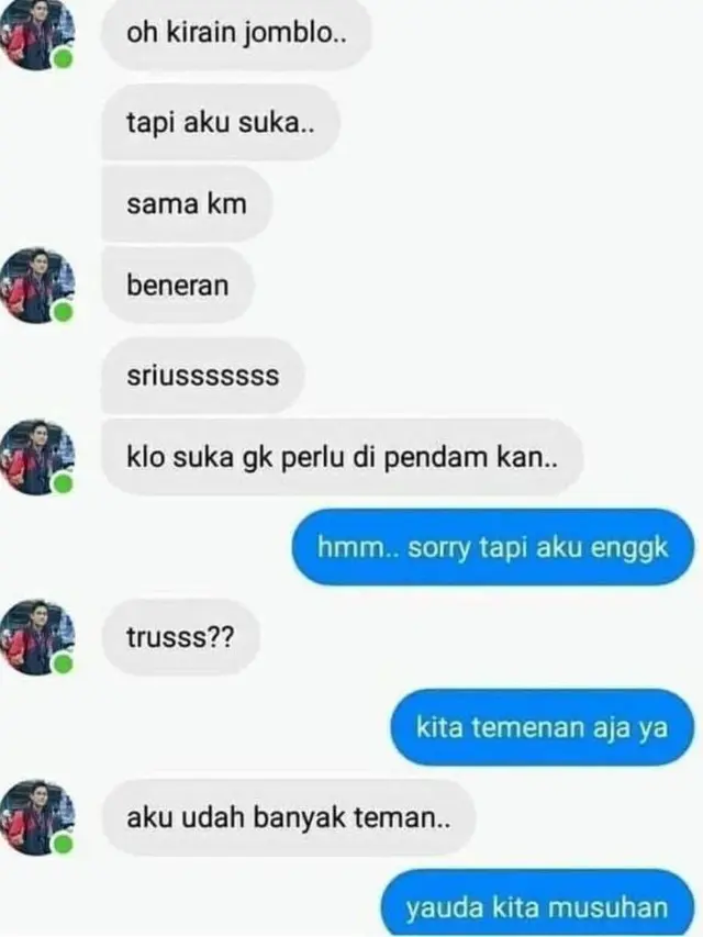 6 Chat Absurd dengan Gebetan Ini Isinya Malah Bikin Sakit Hati