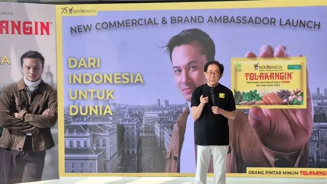Nicholas Saputra Jadi Wajah Baru Tolak Angin, Sido Muncul Perkuat Riset Herbal Menuju Pasar Dunia