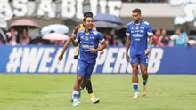 Tim racikan pelatih Bojan Hodak, unggul lewat gol cepat Beckham Putra yang terjadi pada menit ke-5. Tampak dalam foto, pemain Persib, Beckham Putra (kiri) merayakan golnya ke gawang Persija pada pertandingan pekan ke-17 BRI Super League 2025/2026 di Stadion Gelora Bandung Lautan Api (GBLA), Bandung, Jawa Barat, Minggu 11 Januari 2026. (Bola.com/Abdul Aziz)