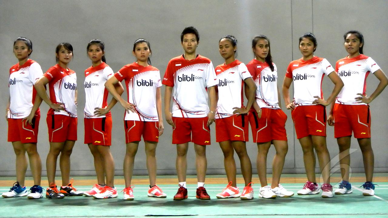 Ini Jersey Tim Piala Sudirman Indonesia 2015