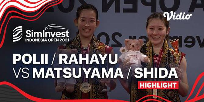 VIDEO: Kalah dari Wakil Jepang, Greysia Polii / Apriyani Rahayu Gagal Raih Gelar Juara Indonesia Open 2021