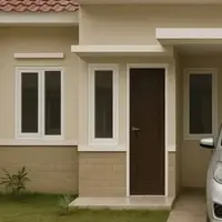 Contoh Desain Garasi di Perumahan Subsidi/AI.