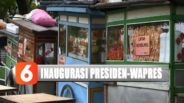 129 Pedagang Nasi Goreng Siap Layani Warga Sekitar Istana saat Pelantikan Jokowi