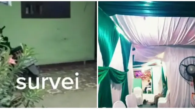 Viral, Pasangan Ini Sulap Gang Sempit Jadi Dekorasi Lokasi Pernikahan