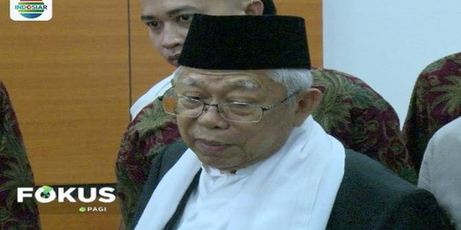 Kata Ma'ruf Amin soal Pernyataan Prabowo 'Indonesia Tak Butuh Impor'