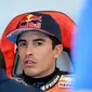 Marc Marquez santer dikaitkan dengan rencana kepindahannya dari Repsol Honda ke Gresini Racing. (AFP/Filippo MONTEFORTE)