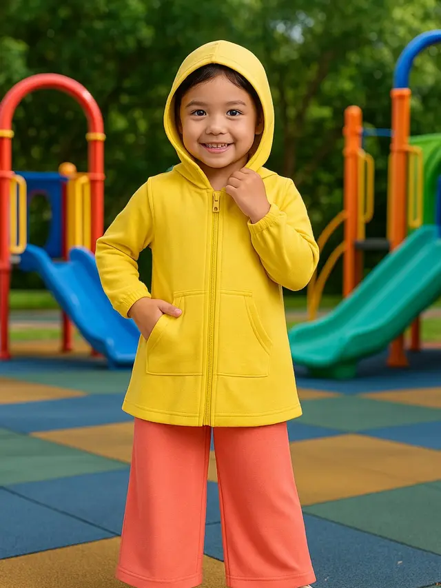 Model Atasan Tunik dan Bawahan Kulot Anak