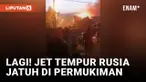 Jet Tempur Rusia Jatuh dan Tabrak Perumahan di Siberia