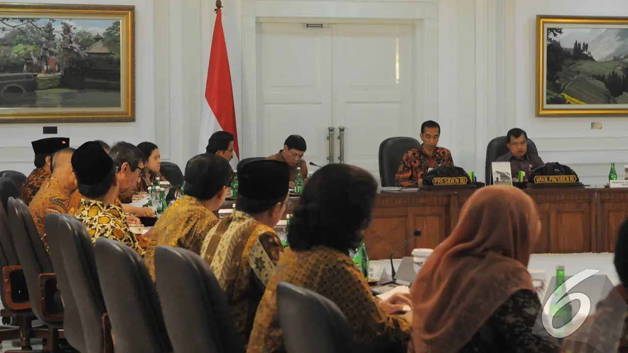 Sidang Perdana Kabinet Kerja Jokowi-JK