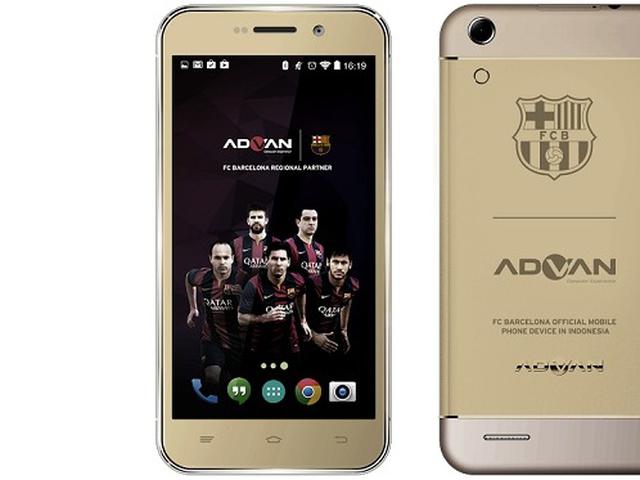 Tablet Smartphone Advan Edisi Barca Resmi Melenggang Tekno Liputan6 Com