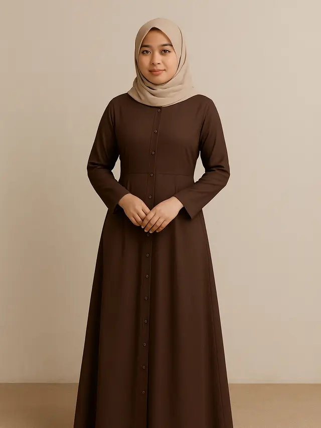 Rekomendasi Gamis Polos Simple dan Modis