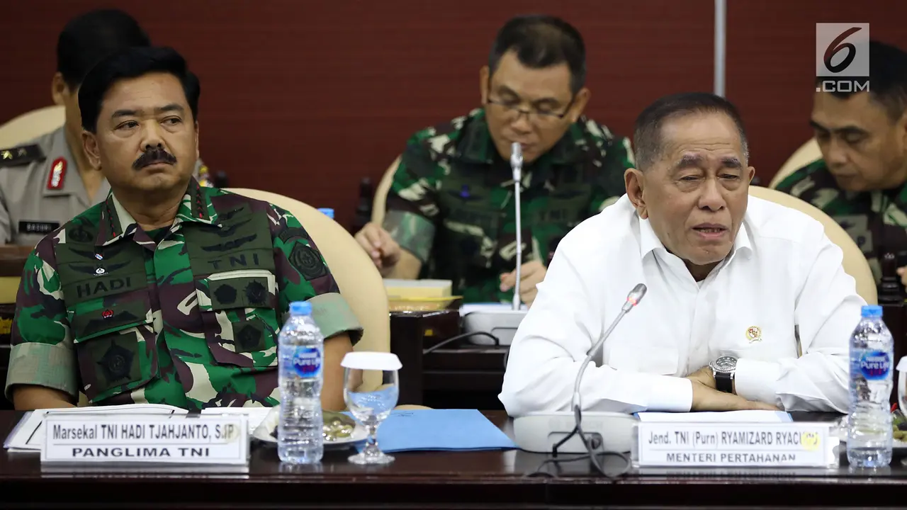 Menhan dan Panglima TNI Hadiri Rapat Pleno Badan Pengkajian MPR