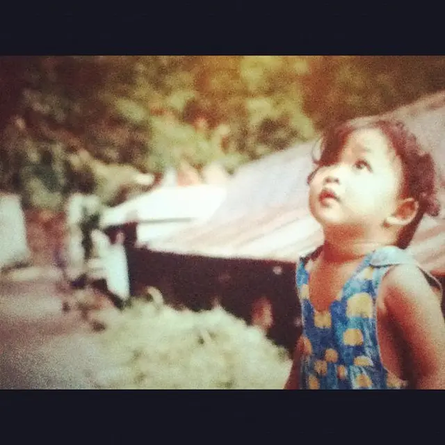Potret masa kecil Dita Karang. (Sumber: Instagram/kiranakarang)