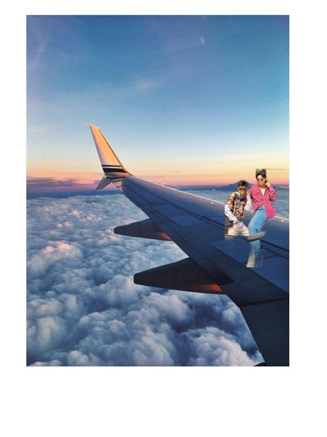 6 Editan Foto Naik Pesawat Ini Gagal Estetik, Nyeleneh Banget