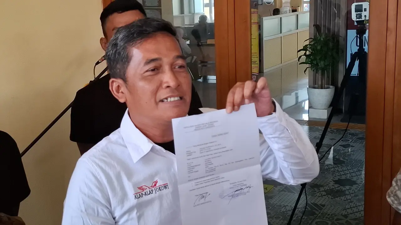 Perwakilan Relawan Alap-Alap Jokowi, Lanang Wardiyanto (Liputan6.com/Fajar Abrori)