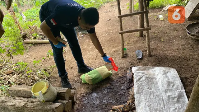 Lokasi petani tewas diduga tertembak peluru nyasar di kawasan perhutani di Kecamatan Tegalbuleud Kabupaten Sukabumi. (Liputan6.com/Istimewa).