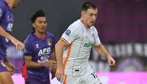 Aksi winger andalan Borneo FC Samarinda, Mariano Peralta dalam laga pekan ke-30 BRI Super League 2025/2026 di kandang Persik Kediri, Stadion Brawijaya, Kediri, Rabu (29/4/2026). (Dok. Borneo FC)