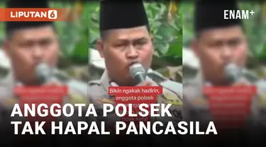 Viral Anggota Polsek Kawungaten, Cilacap Tak Hapal Pancasila, Warganet: Masih Percaya Polisi?