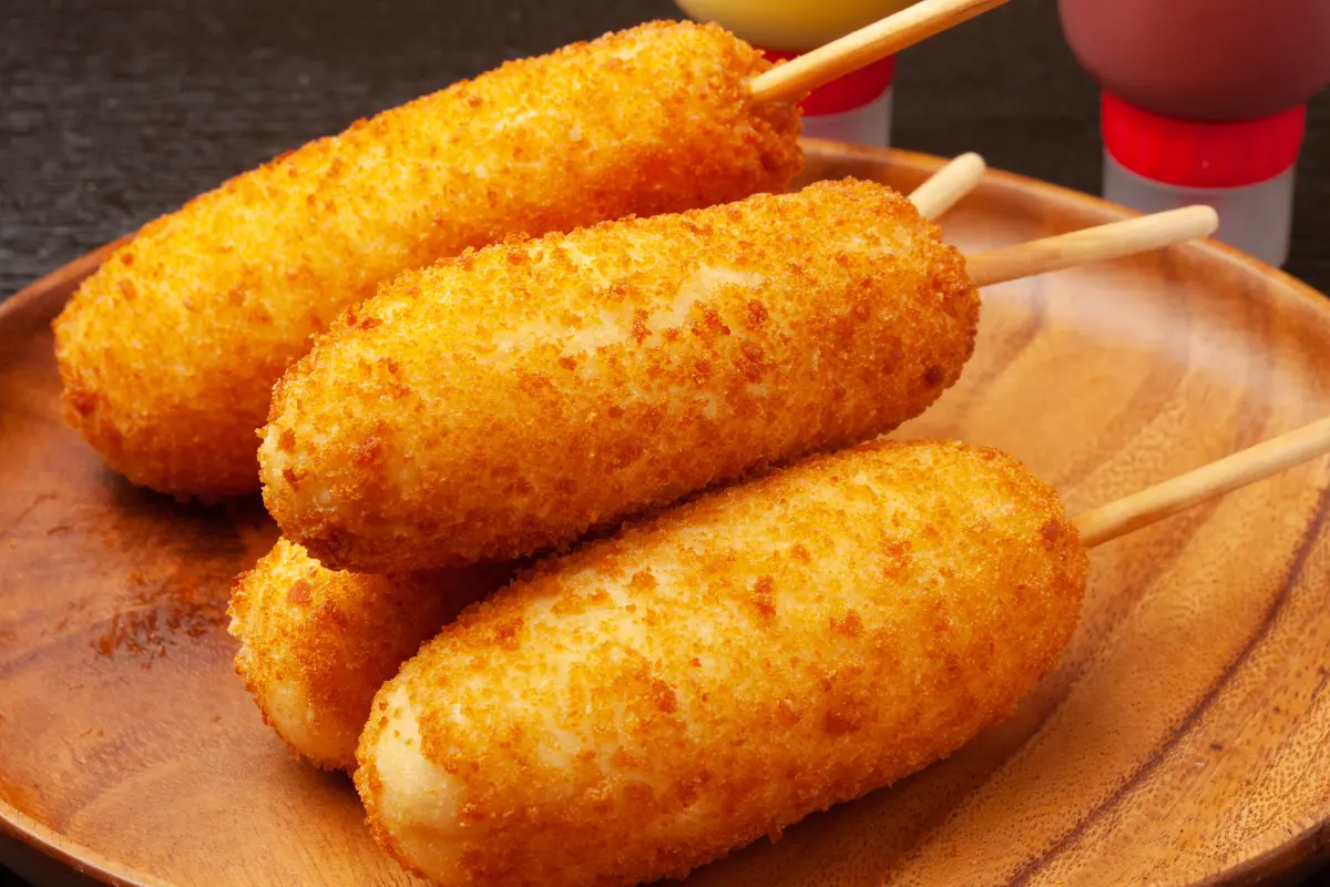 resep corn dog mozarella