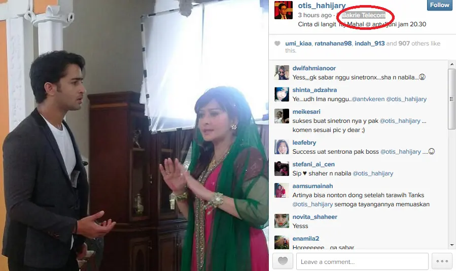 Shaheer Sheikh kembali ke Indonesia untuk syuting Cinta di Langit Taj Mahal. Foto: Instagram