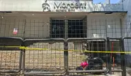 Klinik Kecantikan Tempat Sutrimo Terkapar Masih Dipasangi Garis Polisi