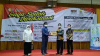 BPJAMSOSTEK Beri Bantuan 2.000 Safety Kit ke Pekerja Guna Tekan Penyebaran Covid-19 di Masa PPKM