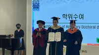 Wakil Menteri Perdagangan RI Jerry Sambuaga mendapat gelar kehormatan Doctor Honoris Causa dari Tongmyong University, Korea Selatan.