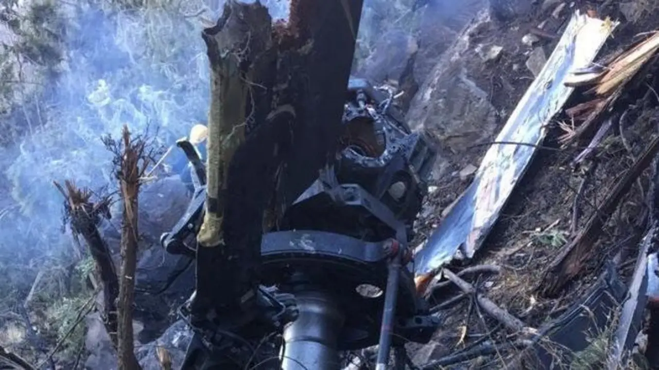 Foto Helikopter Nahas yang Menewaskan Pangeran Arab Saudi