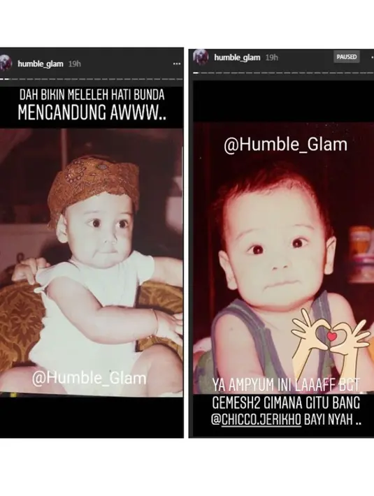 Bagi yang penasaran seperti apa Chicco Jerikho saat balita, ini dia foto masa kecilnya. Chicco memiliki garis keturunan Batak dari sang ibu dan darah Thailand dari sang ayah. Potret campuran Indonesia dan Thailand pun membuat paras Chicco Jerikho terlihat tampan. (Liputan6.com/IG/humble_glam)