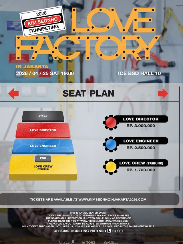 Tiket Fan Meeting Kim Seonho in Jakarta 2026