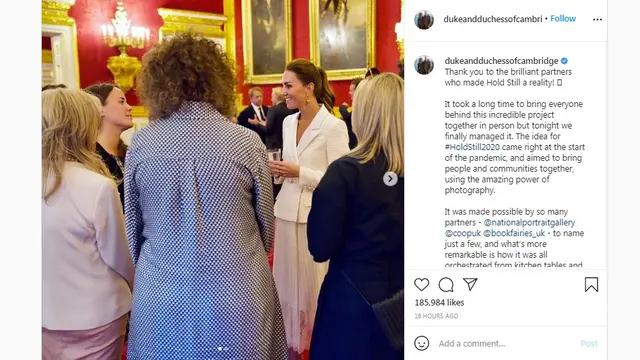 Gaya Serba Putih Kate Middleton Rayakan Proyek Fotografi
