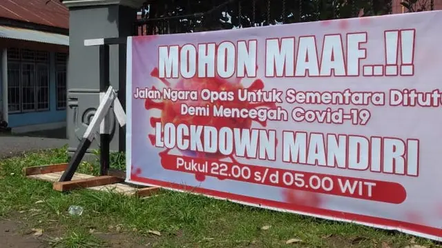Tangkal Virus Corona di Maluku Utara ini Persis Mengusir Pocong